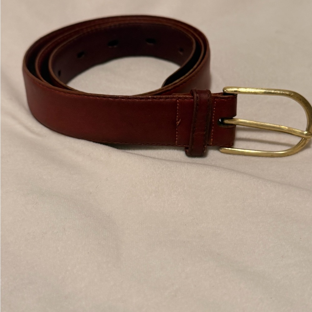Men's Brown Leather Belt